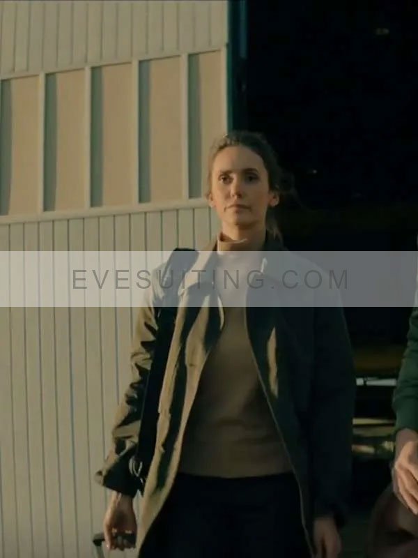 Nina Dobrev Black Coat