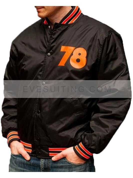 Nylon Halloween Black Bomber Jacket