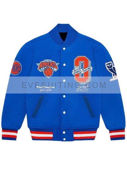 OVO Knicks Varsity Jacket
