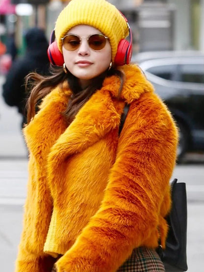 Only Murders in the Building Mabel Mora Fur Jacket