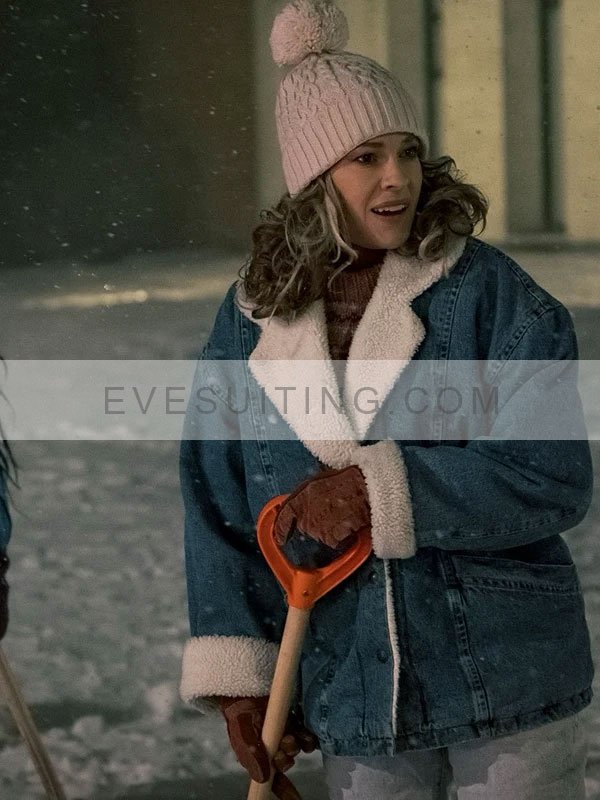 Ordinary Angels 2024 Sharon Stevens Shearling Jacket