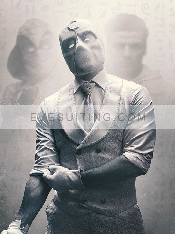 Oscar Isaac Moon Knight Marc Spector White Blazer
