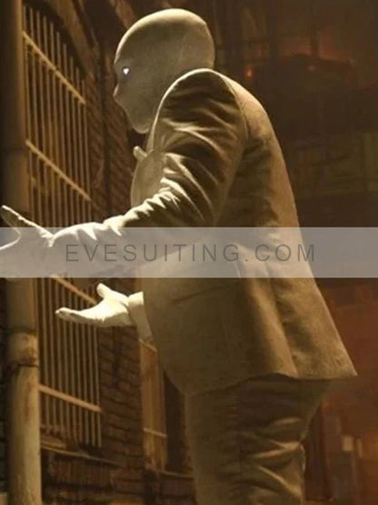 Oscar Isaac Moon Knight Marc Spector White Suiting Blazer