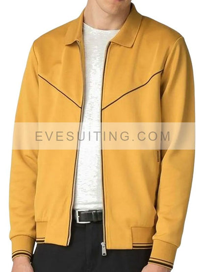 Otto Farrant Alex Rider Yellow Bomber Jacket