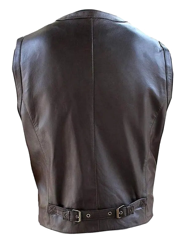 Owen Grady Jurassic World Chris Pratt Leather Vest