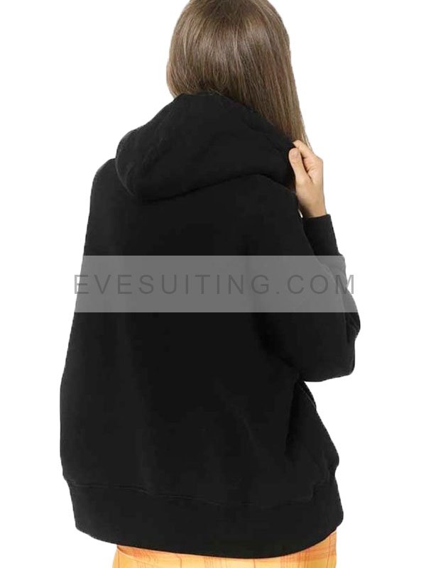 Palm Angels Black Fleece Hoodie