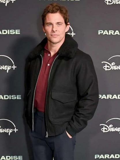Paradise 2025 James Marsden Bomber Jacket