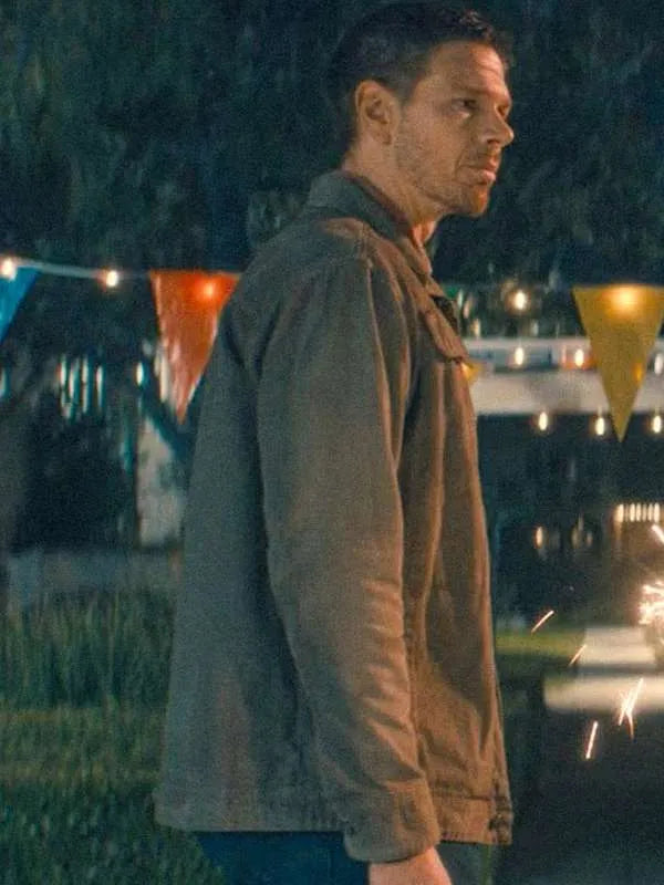 Paradise S01 Jon Beavers Grey Cotton Jacket