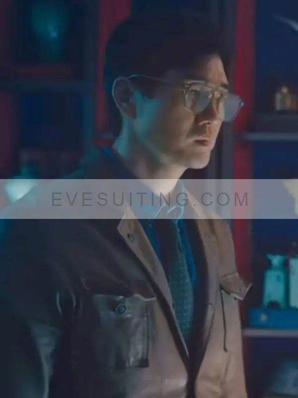 Park Hae soo Money Heist Korea 2022 Berlin Brown Leather Jacket