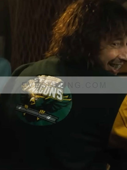 Paul Spence Green And Yellow Varsity Jacket