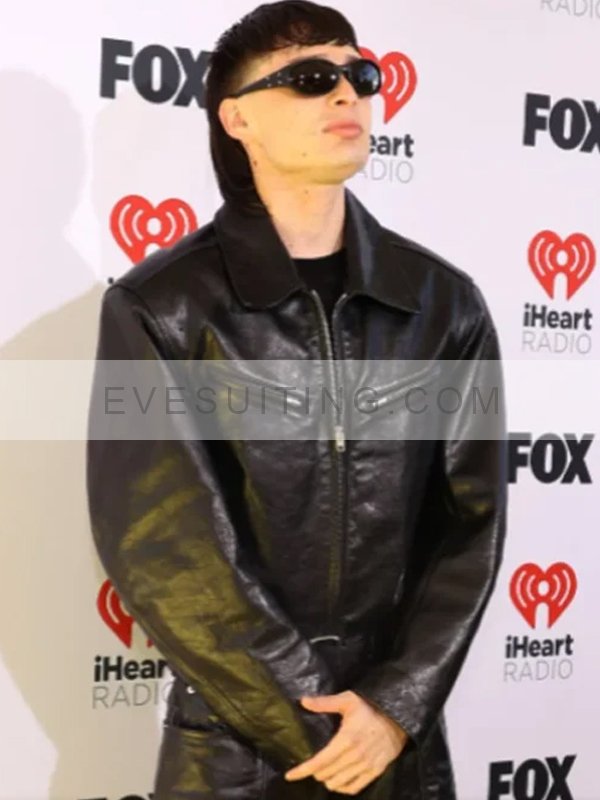 Peso Pluma Leather Jacket