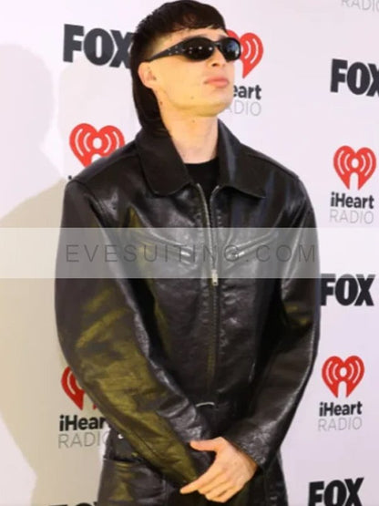 Peso Pluma Leather Jacket