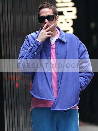 Pete Davidson Purple Jacket