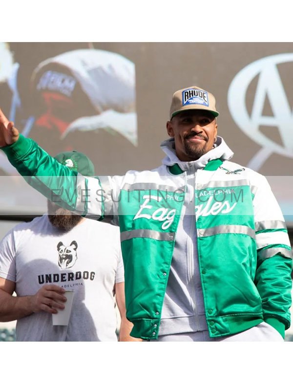 Philadelphia Eagles Jalen Hurts Satin Jacket