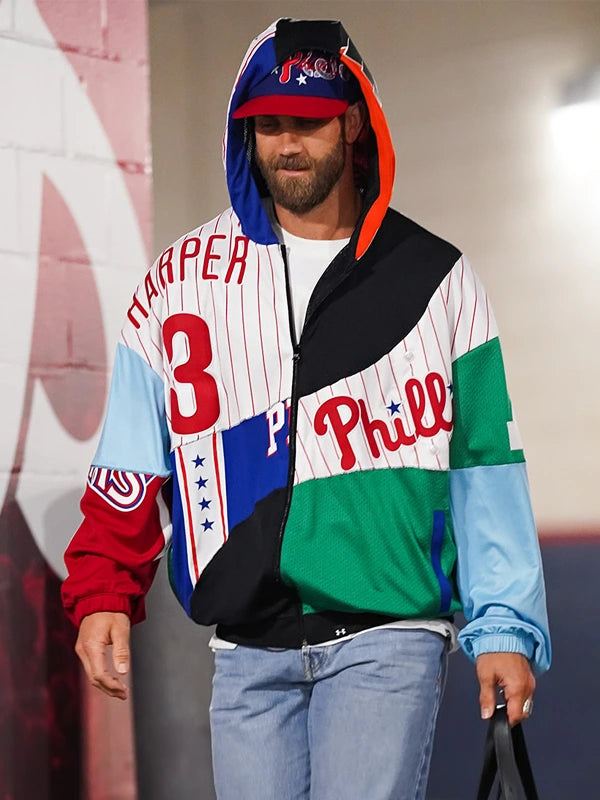 Phillies Bryce Harper Hooded Jacket