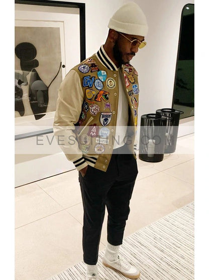 Player Chris Paul Patch Varsity Wool Jacket