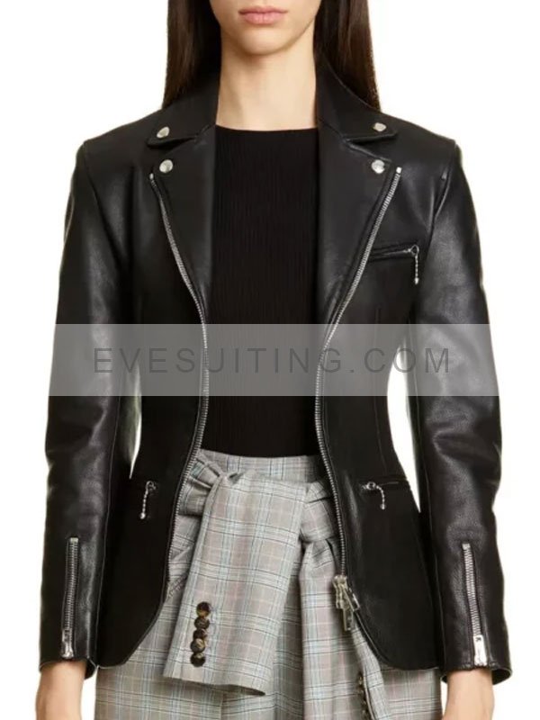 Charmed Poppy Drayton Biker Leather Jacket