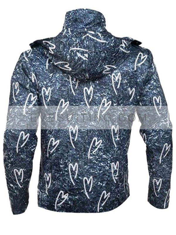 Postgame NFL Grey Sherpa Heart Jacket