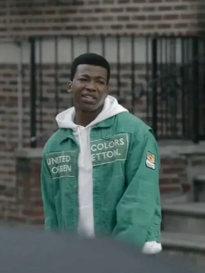 Power Book III S03 Kanan Stark Green Jacket