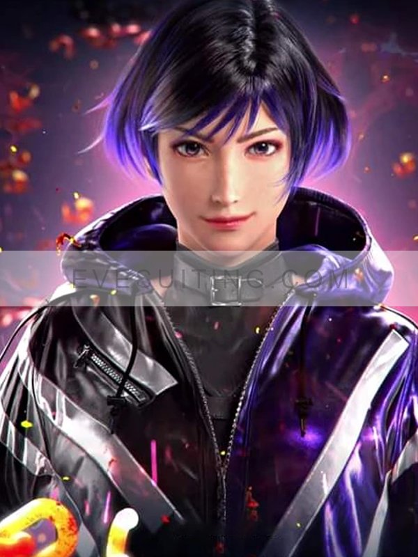 Purple And Black Tekken 8 Jacket
