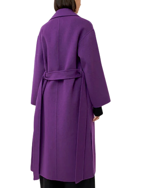 Purple Wrap Coat