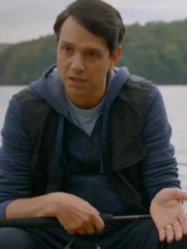 Ralph Macchio Cobra Kai S03 Daniel LaRusso Black Cotton Vest