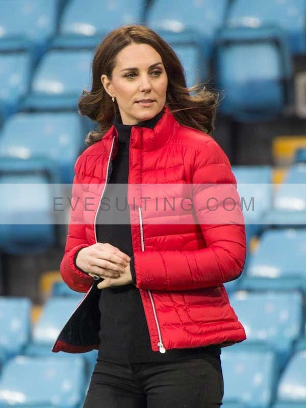 Red Parachute Puffer Jacket