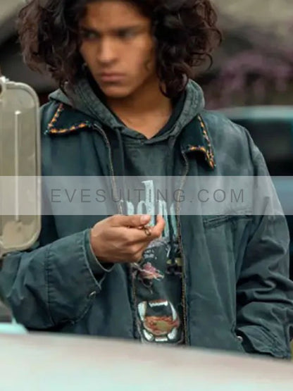 Reservation Dogs Bear Smallhill Grey Cotton Jacket