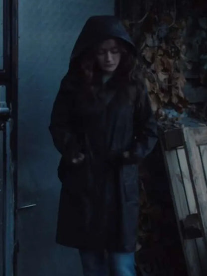 Rhiannon Lewis Black Coat