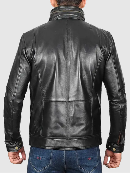 Rickles Black Leather Jacket