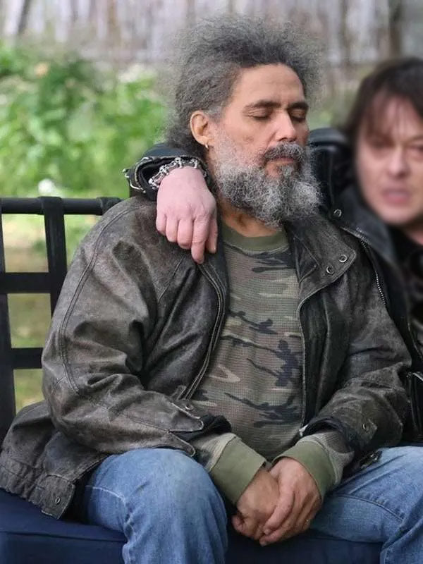 Rico Movie The Forest Hills 2024 Chiko Mendez Distressed Leather Jacket