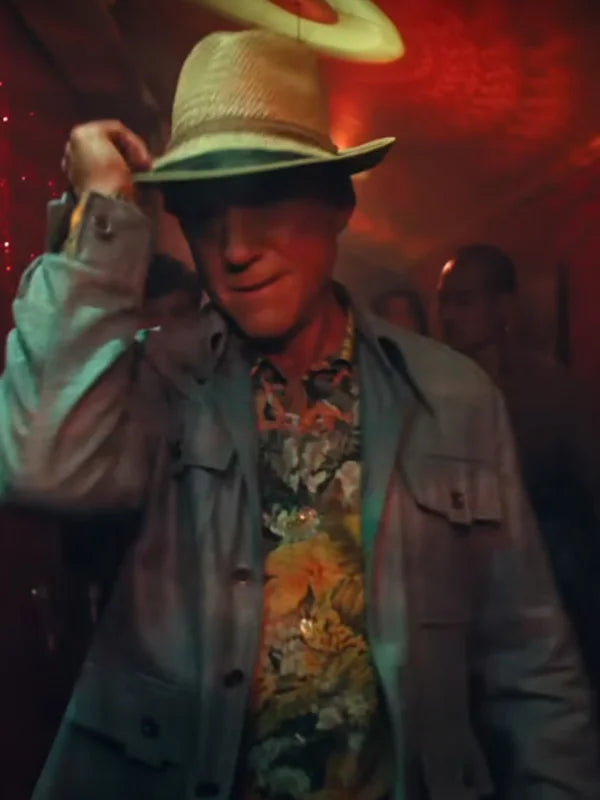 Robert Downey Jr. The Sympathizer 2024 Grey Cotton Jacket