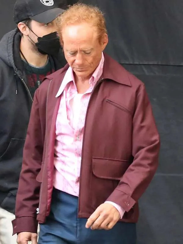 Robert Downey Jr. The Sympathizer 2024 Maroon Jacket