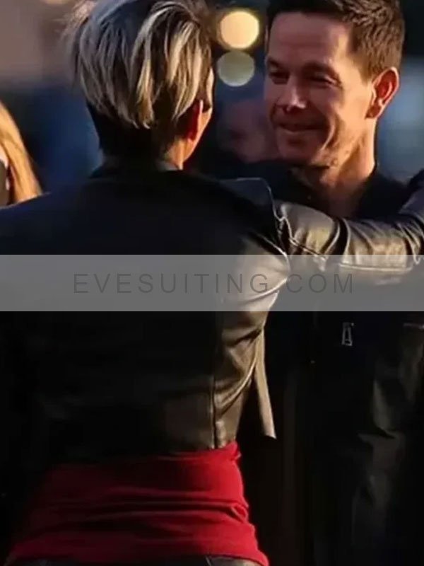 Roxanne Hall The Union 2024 Halle Berry Black Leather Jacket