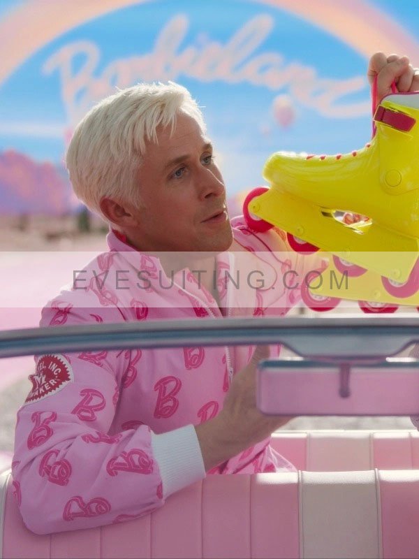 Ryan Gosling Barbie Movie Ken Pink Jacket