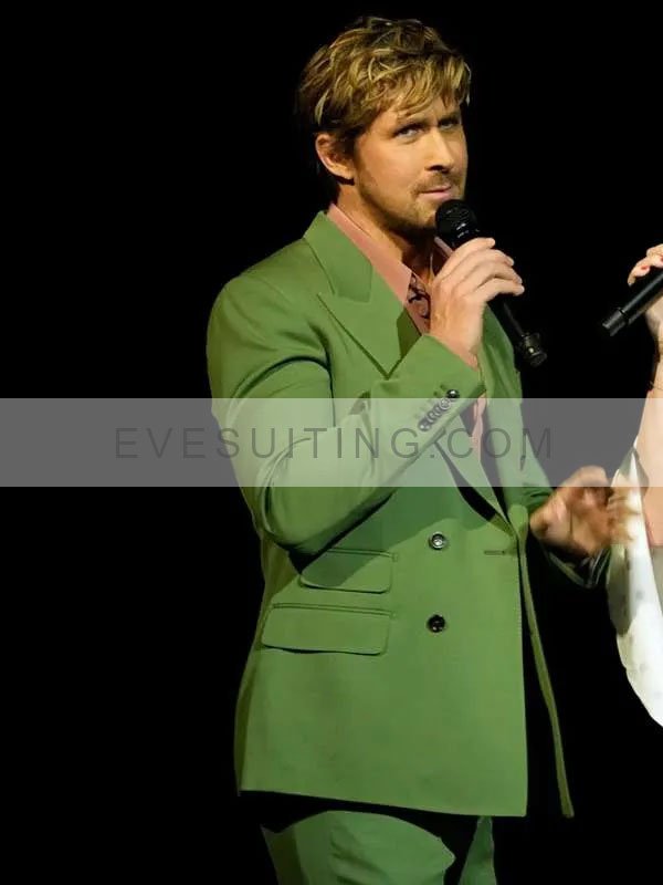 Ryan Gosling The Fall Guy 2024 Colt Seavers Green Blazer