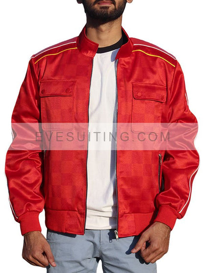 Ryan Gosling The Fall Guy 2024 Colt Seavers Red Checkered Jacket