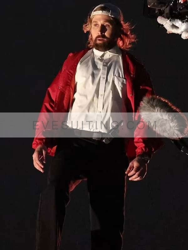 Ryan Gosling The Fall Guy 2024 Colt Seavers Red Cotton Jacket