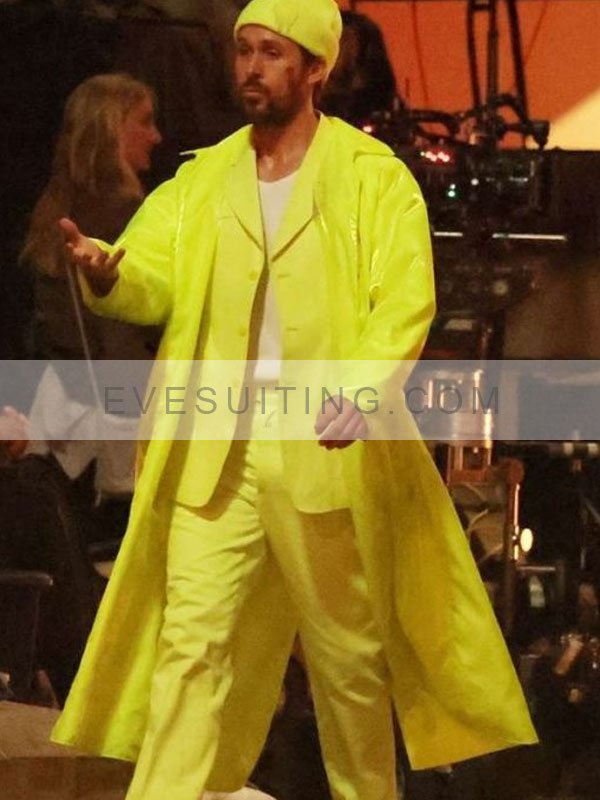 Ryan Gosling Yellow Trench Coat