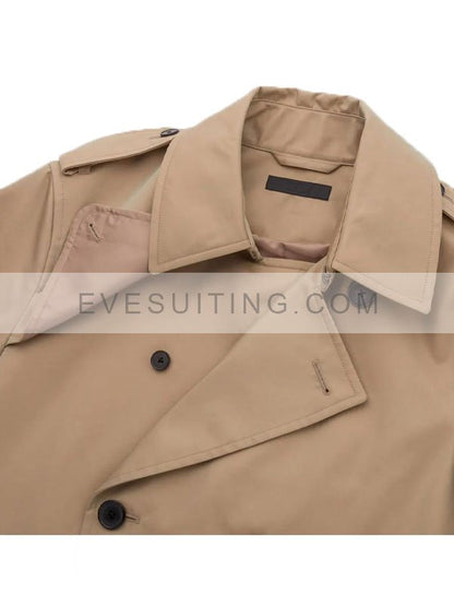 Ryan McPartlin Cut, Color, Murder 2022 Cotton Beige Coat