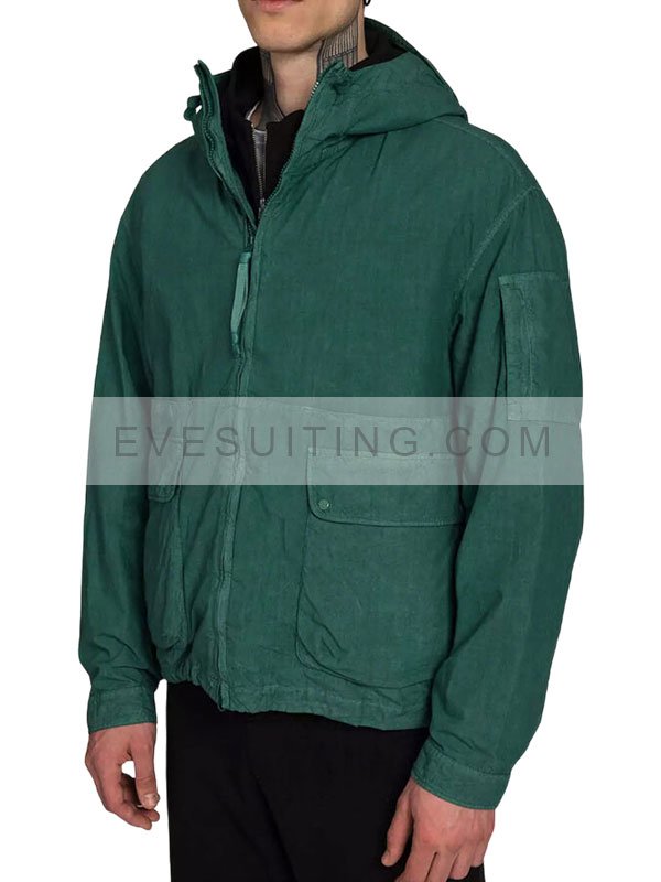 Ryan Reynolds Movie Deadpool & Wolverine Wade Wilson Green Cotton Jacket