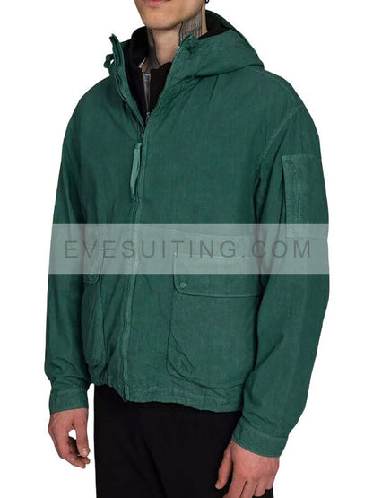 Ryan Reynolds Movie Deadpool & Wolverine Wade Wilson Green Cotton Jacket