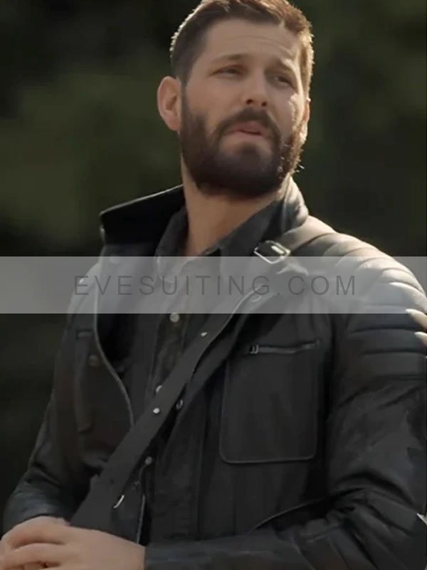 Ryan Wedding Season 2023 Casey Deidrick Leather Jacket