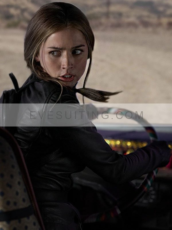 Sadie Rhodes Leather Black Jacket
