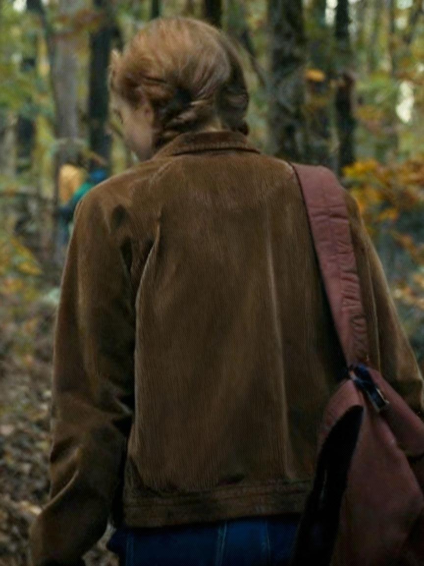 Sadie Sink Stranger Things S04 Max Mayfield Corduroy Brown Jacket