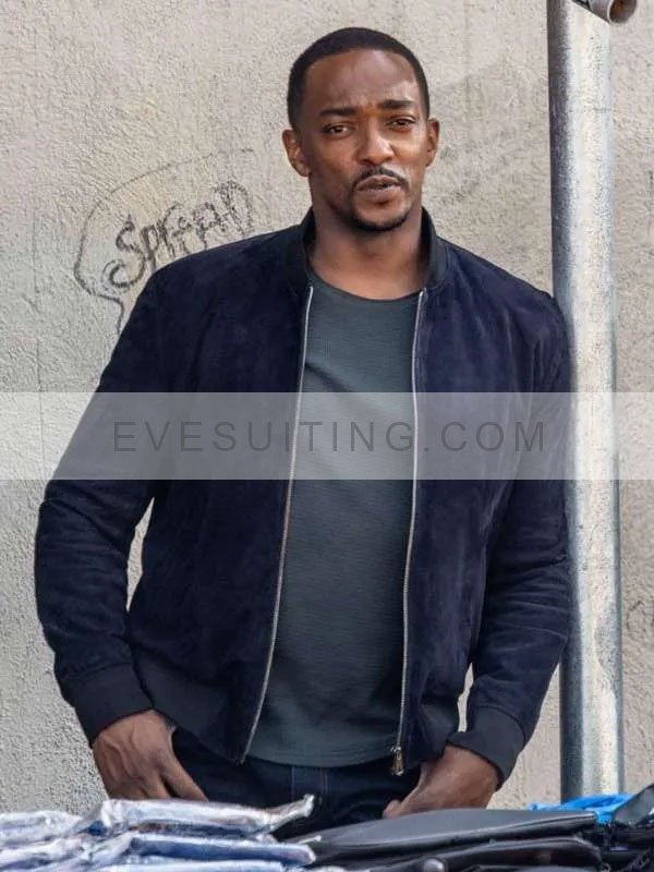 Sam Wilson Captain America Brave New World 2025 Suede Jacket