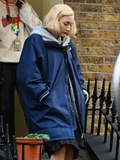 Saoirse Ronan Hooded Jacket