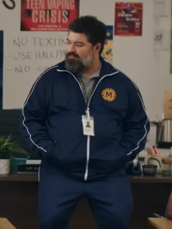 Sean Patton English Teacher 2024 Blue Fleece Jacke