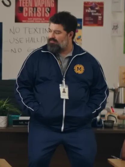 Sean Patton English Teacher 2024 Blue Fleece Jacke