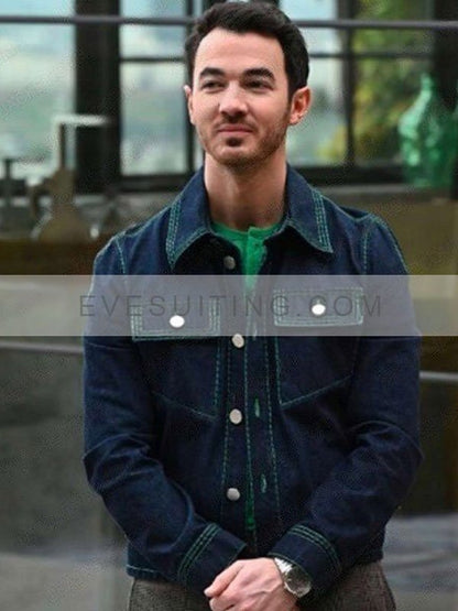 Claim To Fame Season 1 Joe Jonas Blue Denim Jacket
